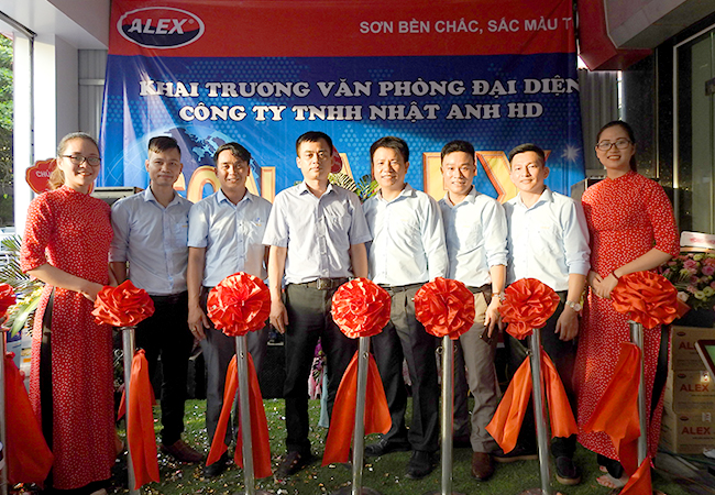 Khai chương NPP sơn Alex Nhật Anh HD tại Quảng Ninh